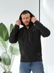 Мужская куртка штормівка Tailer, из ткани Soft Shell капюшоном и подкладкой, Чорна 54 (5271) - зображення 4