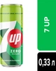 Упаковка напитка безалкогольного сильногазированного 7 UP Zero sugar 0.33 л х 24 шт (4823063126946) - изображение 3