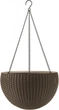 Горшок для цветов 8,6 л. Rattan style hanging sphere planter - изображение 4