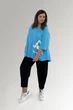 Туніка жіноча HookK Design 033/2 Блакитна 62/64 р - зображення 1