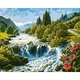 Алмазная мозаика Красивый водопад 40х50 см ColorArt SP081 - изображение 1
