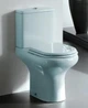 Унитаз бачок крышка АВС комплект 3-в-1 Compact RAK Ceramics (Голубой) - изображение 1