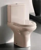 Унітаз бачок кришка АВС комплект 3-в-1 Compact RAK Ceramics (Рожевий) - зображення 1
