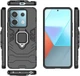 Чохол Iron Ring для Xiaomi Redmi Note 13 Pro 5G протиударний бампер з підставкою Black - зображення 5