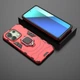 Чехол Iron Ring для Xiaomi Redmi Note 13 противоударный бампер с подставкой Red - изображение 3