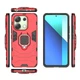 Чехол Iron Ring для Xiaomi Redmi Note 13 противоударный бампер с подставкой Red - изображение 5