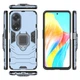 Чехол Iron Ring для OPPO A98 противоударный бампер с подставкой Navy-Blue - изображение 3