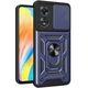Чехол Hide Shield для OPPO A98 бампер противоударный с подставкой Blue - изображение 4