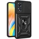 Чохол Hide Shield для OPPO A98 протиударний бампер з підставкою Black - зображення 4