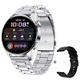 Смарт годинник LIGE NANO Silver IPS 1.32 з функцією набору номера Bluetooth 5.0 GPS та аналізом фізичної активності ремінець у подарунок - зображення 1