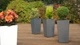 Вазон Plastkon Elise матовый 20 x 20 x 36 см с оросительной системой Антрацит (8595096980982) - изображение 4