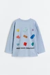 Реглан H&M х8962 блакитний 134-140 - изображение 5