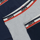 Zestaw majtek męskich typu bokserki 3 szt Levi's Logo Boxer Brief 3P 1000028700010 S Szary/Granatowy (8720245095488) - obraz 5