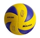 Мяч волейбольный Mikasa MVA 300 FIVB склееный PU (полиуретан, мягкий, приятно рукам) микрофибра жёлтый с синим - изображение 2