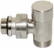 Кран відсікаючий кутовий BRUSH SILVER Ø1/2" х 24-19 COMPACT Carlo Poletti Sr V150211J - зображення 2
