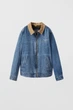Джинсова куртка ZARA пх9213 синя 164 - изображение 1