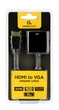 Адаптер Cablexpert HDMI - VGA V 1.4 (M/F), 0.15 м, чорний (A-HDMI-VGA-04) блістер - изображение 3