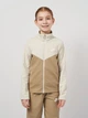 Детский спортивный костюм (толстовка + штаны) для девочки Nike K Nsw Club Tracksuit Poly Fz Hbr FD3067-072 140-150 см Light Bone/Khaki/White (196607053096) - изображение 3
