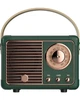 Портативная водонепроницаемая Bluetooth колонка HM11, беспроводная мини колонка с ручкой в стиле радио ретро, зеленая (80520238) - изображение 1