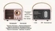 Портативная водонепроницаемая Bluetooth колонка HM11, беспроводная мини колонка с ручкой в стиле радио ретро, бирюзовая (80409075) - изображение 7