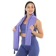 Полотенце спортивное антибактериальное ANTIBACTERIAL TOWEL 4Monster T-ECT-150 Фиолетовый - изображение 12