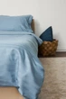 Комплект постельного белья Moon&Star Полуторный Евро 160х220 см Ultramarine Satin Stripe (MS-820002964) - изображение 3