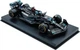 Колекційна модель Bburago Mercedes W14-63 із металу (масштаб 1:24) black - зображення 11