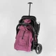 Коляска прогулянкова дитяча JOY Comfort L-30201 колір ФІОЛЕТОВИЙ рама сталь з алюмінієм футкавер підсклянник - зображення 6