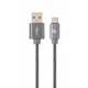 Дата кабель USB 2.0 AM to Type-C 2.0m Cablexpert (CC-USB2S-AMCM-2M-BG) - зображення 1