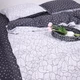 Простынь на резинке Бязь White leaves Серый 200*220 высота 25 см - изображение 10