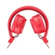 Навушники бездротові Hoco W25 Promise Wireless з мікрофоном Red - зображення 3