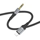 AUX кабель Hoco UPA26 Lightning to Jack 3.5 1m черный - изображение 1