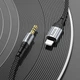 AUX кабель Hoco UPA26 Lightning to Jack 3.5 1m черный - изображение 2