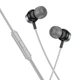 Наушники Hoco Power metal universal earphones with microphone M122 серые - изображение 2