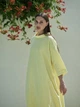 Льняное свободное платье лимонное M - linen island (133450) - изображение 4