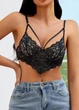 Жіночий мереживний бралет Black Touch No Brand 1267-44 Чорний M (80В) - зображення 3