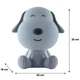 Светильник-ночник LED с аккумулятором Doggy Kite K24-491-3-1, белый - изображение 6