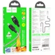 Кабель hoco. U124 Stone Type-C to Lightning PD 27W (1.2м) Fast Charging із кристалічного силікону з функцією Smart Power Off Black - зображення 1