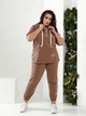 Женский костюм повседневный мокко 48-50 р2322А.4001.01 - изображение 3