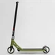 Трюковый самокат Best Scooter Freestyle N-56307 с рулевой системой HIC, колеса 120 мм + 2 пеги, Оливковый - изображение 3