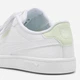 Детские кеды для девочки Puma Smash 3.0 39728602 28 Белый/Зеленый (4099686505844) - изображение 6
