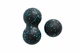 Масажний набір МФР RollerUA м'яч 8 см та подвійний м'яч 16х8 см Black/Blue 11947939 - зображення 2