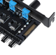 Реобас регулятор обертів кулера 3/4 pin SATA PWM до 8 кулерів - изображение 4