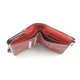 Женский кожаный кошелек Vermari 9930-1806 черно-красный - изображение 5