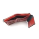 Женский кожаный кошелек Vermari 9929-1806 черно-красный - изображение 6