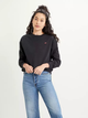 Bluza damska bez kaptura Levi's Standard Crew 24688-0006 M Czarna (5400898190909) - obraz 1