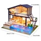 Кукольный дом BauTech Diy деревянный конструктор 3D Вилла и бассейном Черный (1013-852-00) - изображение 2