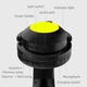 Ігрові навушники BauTech ZW-068 Bluetooth 5.0 RGB з котячими вушками Чорний (1013-854-00) - зображення 2