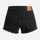 Krótkie spodenki damskie jeansowe Levi's 501 Original Short 56327-0318 25 Czarne (5401105537685) - obraz 8