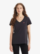 Koszulka damska bawełniana Levi's Perfect Vneck 85341-0003 S Czarna (5400816651291) - obraz 3